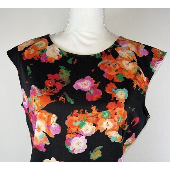 Robert Rodriguez Helen Peplum Floral Print Top Size 12 - Picture 9 of 11